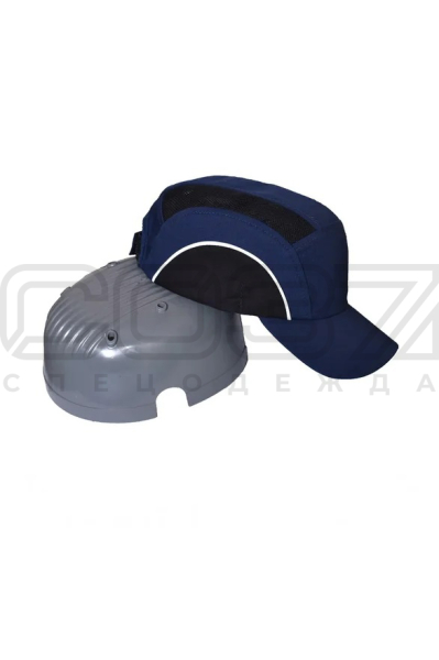 Кепка защитная Каскетка Люкс с СОП цв.тёмно-синий