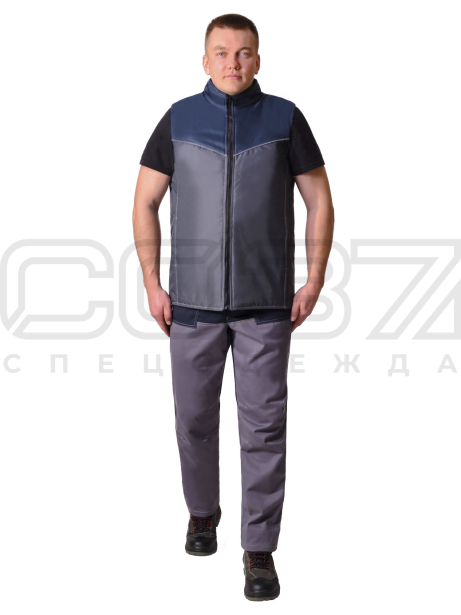 Жилет Ремак цв.серый-1